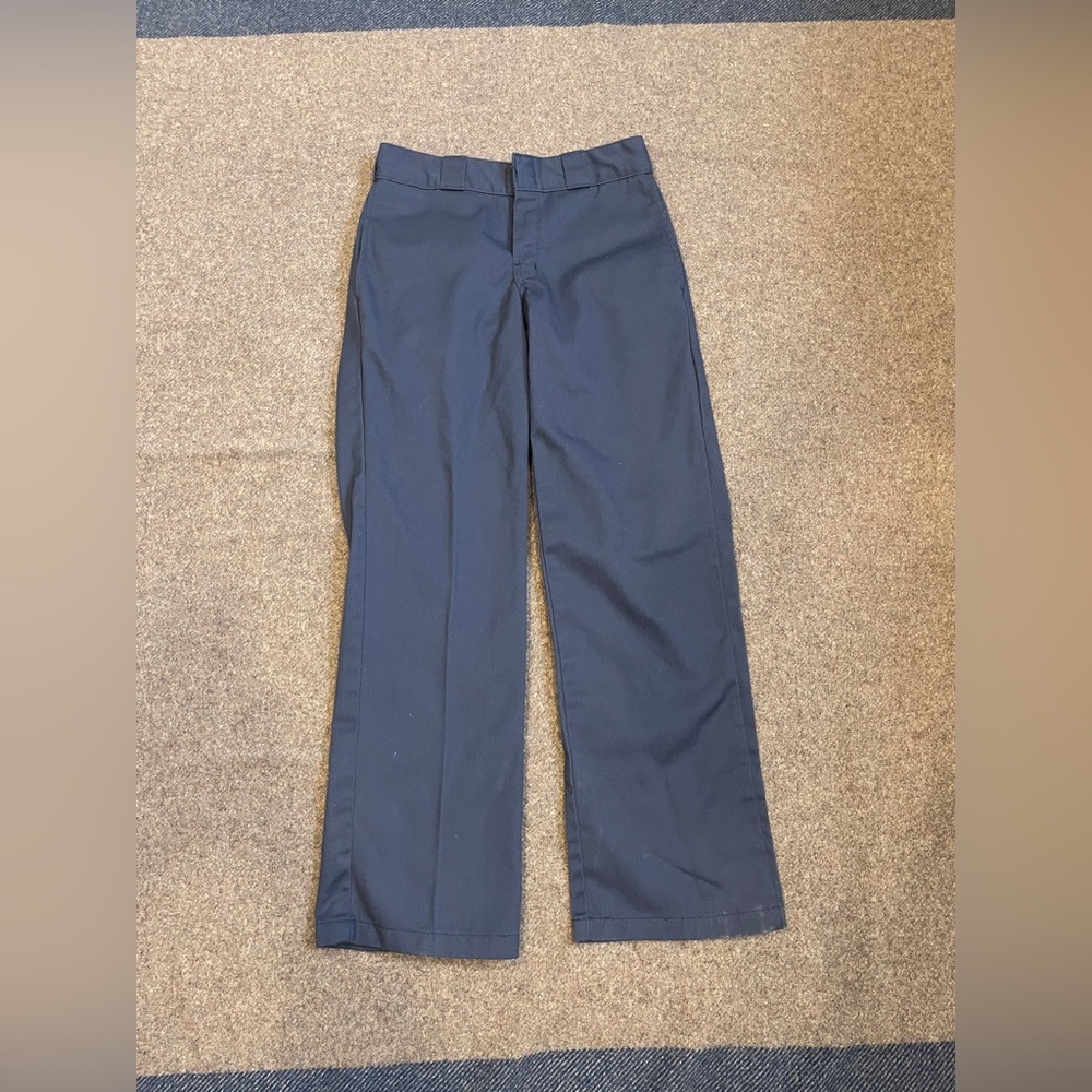 Dickies Men's Navy Straight-Leg Chinos